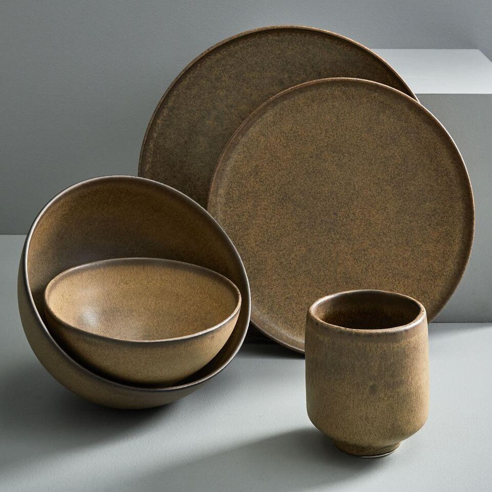 Kanto Matte Glaze Dinnerware Cardamom West Elm Australia